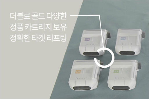 더블로 골드 다양한 정품 카트리지 보유 정확한 타겟 리프팅